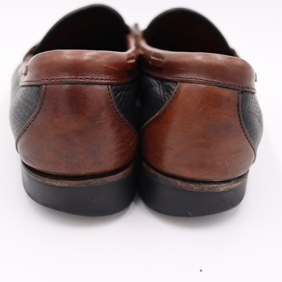 Allen Edmonds Nashua Brown & Black Tassel Loafers Mens 10.5 - Picture 7 of 15